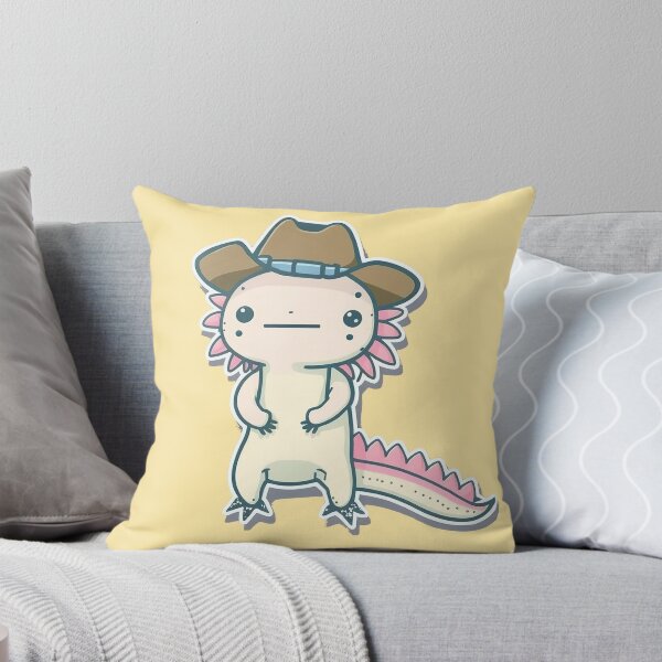 Item preview, Cute Axolotl Cowboy(Transparent) designed and sold by pastelcountrytx.
