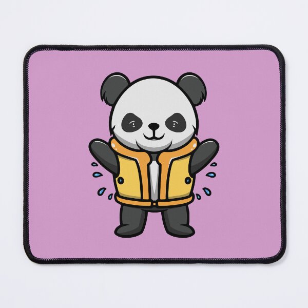 Item preview, Cute Panda wearing lifebelt designed and sold by cubbone.