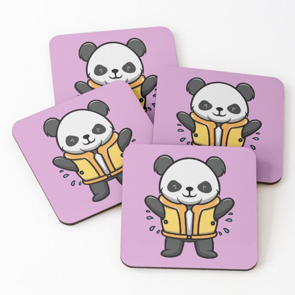 Item preview, Cute Panda wearing lifebelt designed and sold by cubbone.