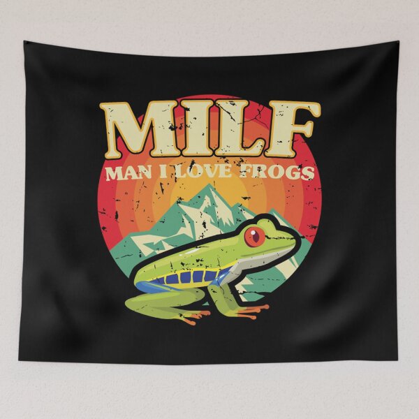 Item preview, Milf Man I Love Forgs - Quote Funny Cute Classic Tshirt designed and sold by maurines.