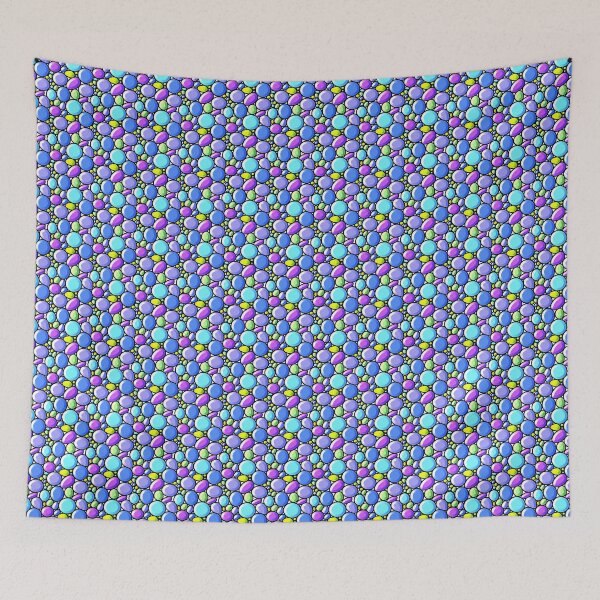 Item preview, Copy of 3d stone repeat retro pattern designed and sold by Charmy Design.