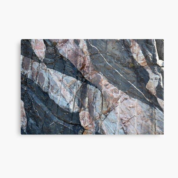 Geology makes art Metal Print
