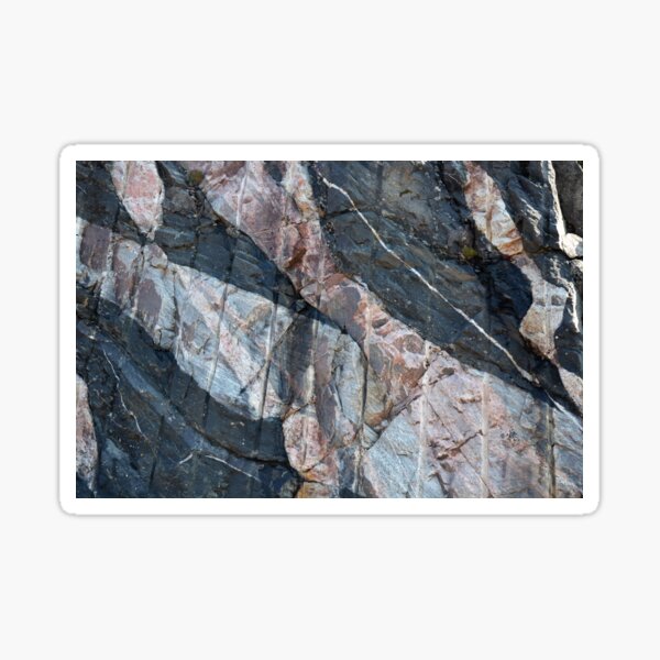 Geology makes art Sticker