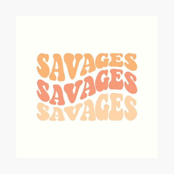 Item preview, Savages Shirt designed and sold by FauzIDEA.