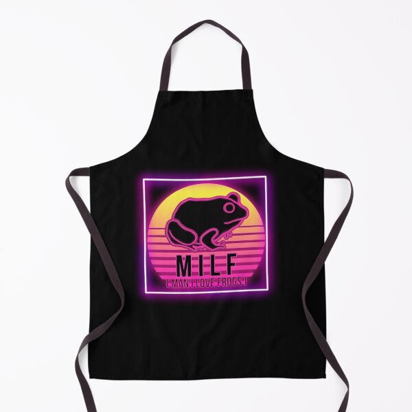 Item preview, Milf Man i love Frogs Retro Essential Tshirt designed and sold by maurines.