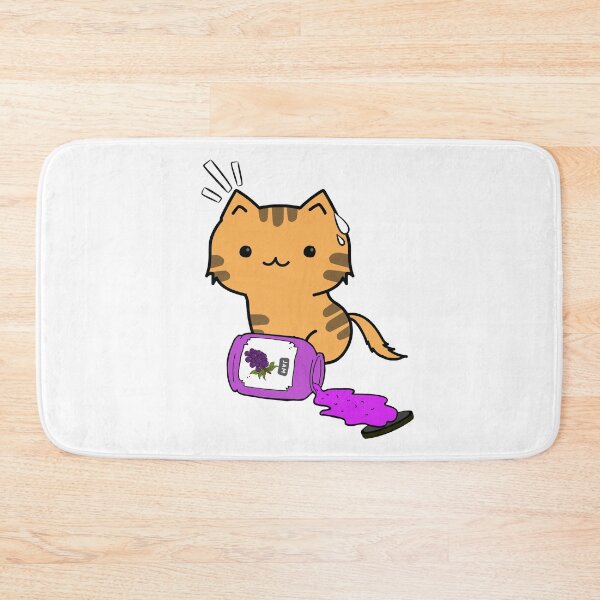 Item preview, Orange Cat Spilled Grape Jam designed and sold by Pet Station.