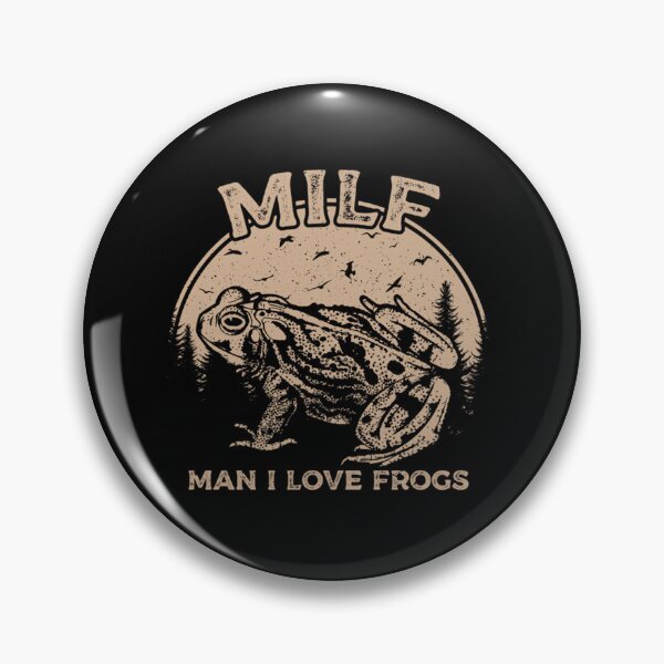 Item preview, Milf Man I Love Forgs - Frogs Mountain Vintage Tshirt designed and sold by maurines.