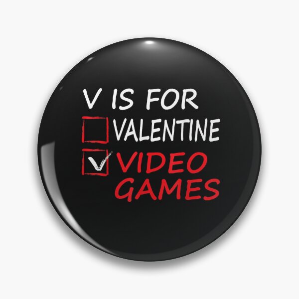 Item preview, V Is For Video Games Funny Valentines Day Gamer Boy Girls T-Shirt designed and sold by Francois-Lemann.
