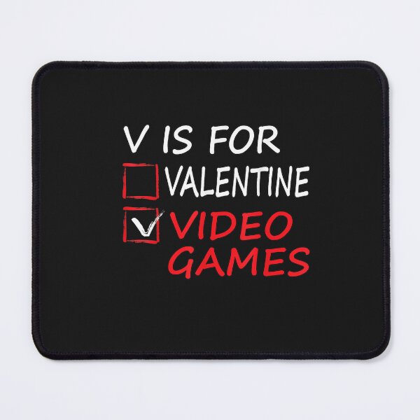 Item preview, V Is For Video Games Funny Valentines Day Gamer Boy Girls T-Shirt designed and sold by Francois-Lemann.