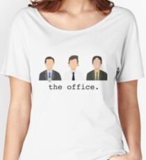 Jim, Dwight, Michael- The Office Women's Relaxed Fit T-Shirt