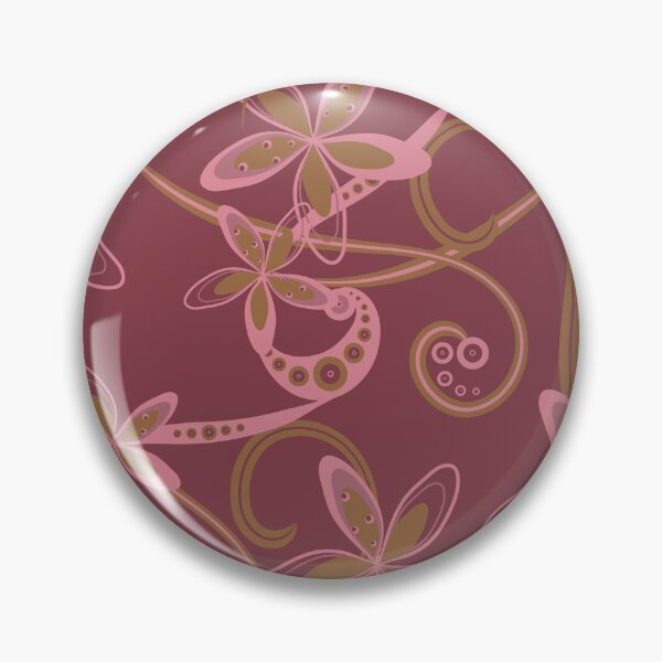 Item preview, Floral Swirls Pink designed and sold by ChantalDesign.