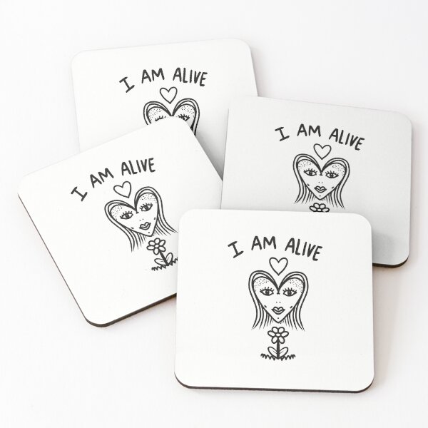 Item preview, I Am Alive  designed and sold by GroovyVibesArt.