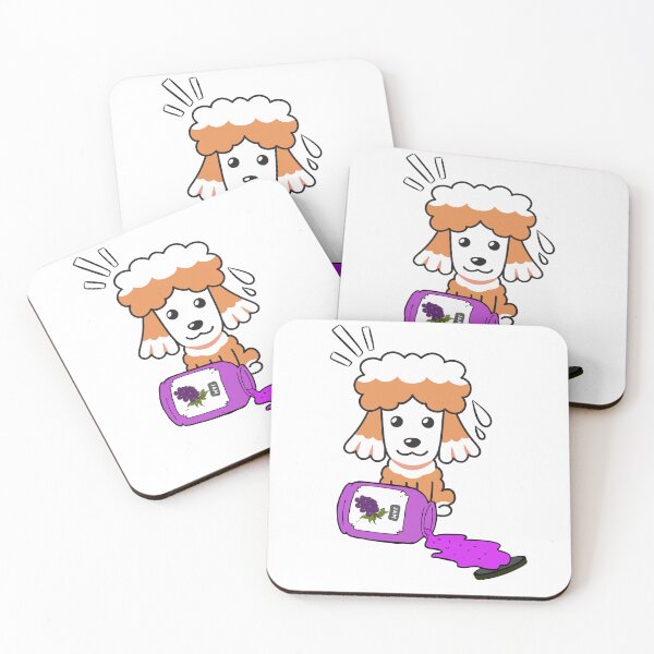 Item preview, Brown dog Spilled Grape Jam designed and sold by Pet Station.