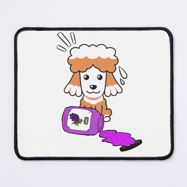 Item preview, Brown dog Spilled Grape Jam designed and sold by Pet Station.