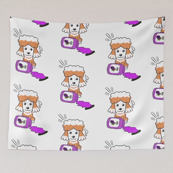 Item preview, Brown dog Spilled Grape Jam designed and sold by Pet Station.