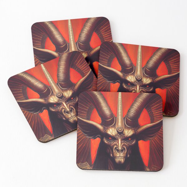 Item preview, Red Baphomet designed and sold by OccultDreams.
