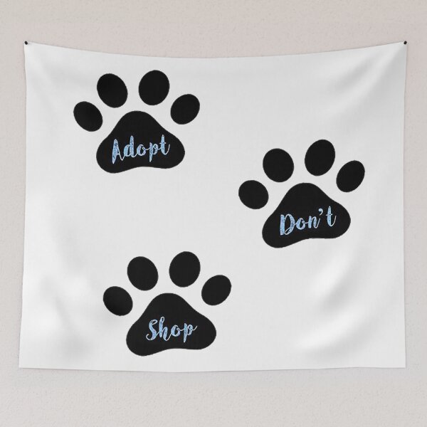 Item preview, Quote - "Adopt Don't Shop" designed and sold by Nicole-Owens.