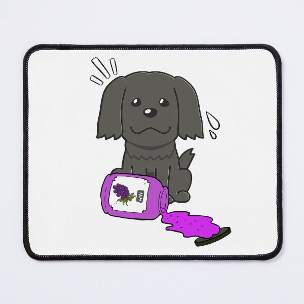 Item preview, Black dog Spilled Grape Jam designed and sold by Pet Station.