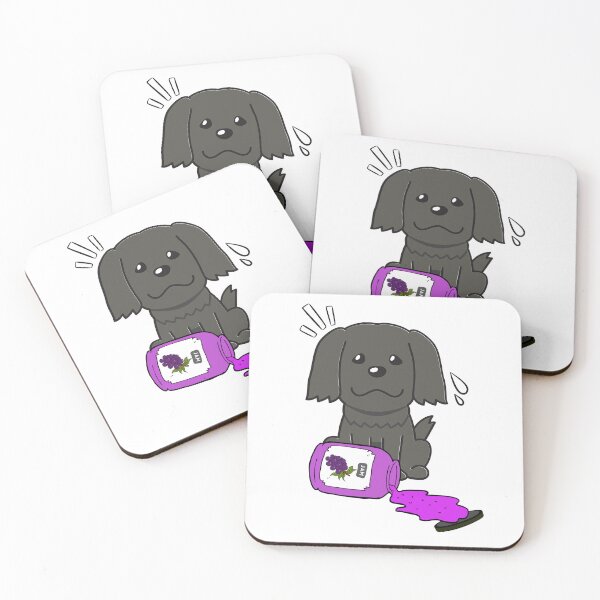 Item preview, Black dog Spilled Grape Jam designed and sold by Pet Station.