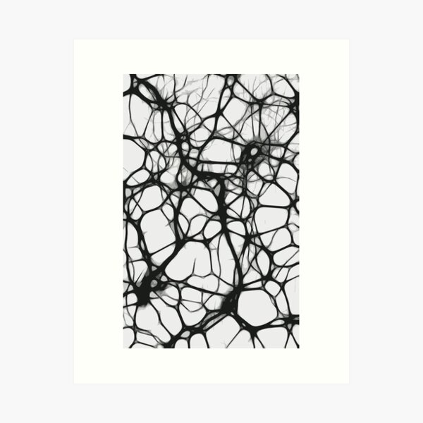 Neuron Web Art Print