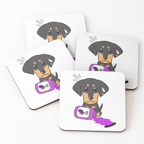 Item preview, Dachshund Spilled Grape Jam designed and sold by Pet Station.