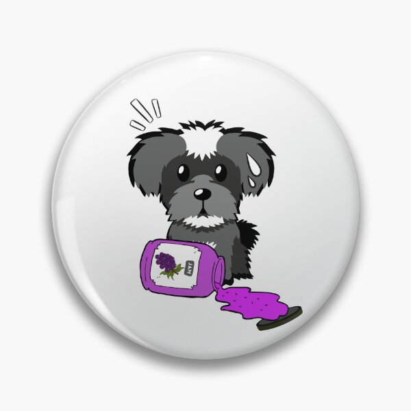 Item preview, Schnauzer Spilled Grape Jam designed and sold by Pet Station.