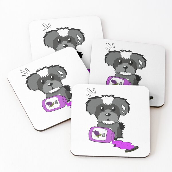 Item preview, Schnauzer Spilled Grape Jam designed and sold by Pet Station.