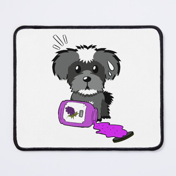 Item preview, Schnauzer Spilled Grape Jam designed and sold by Pet Station.