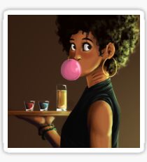 Waitress Sticker