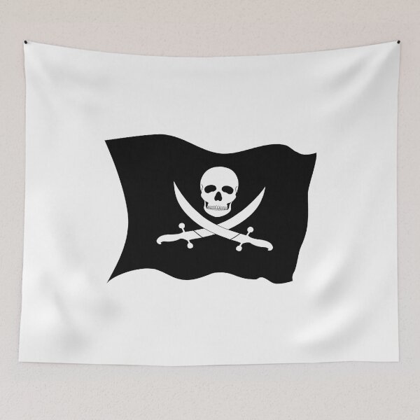 Item preview, Mike Leach Swing Your Sword Black Flag designed and sold by ItsGridy.