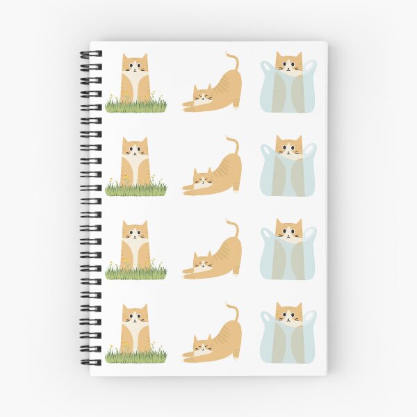 Item preview, Orange and White Cat Doodle Pack  designed and sold by BluebellPainter.