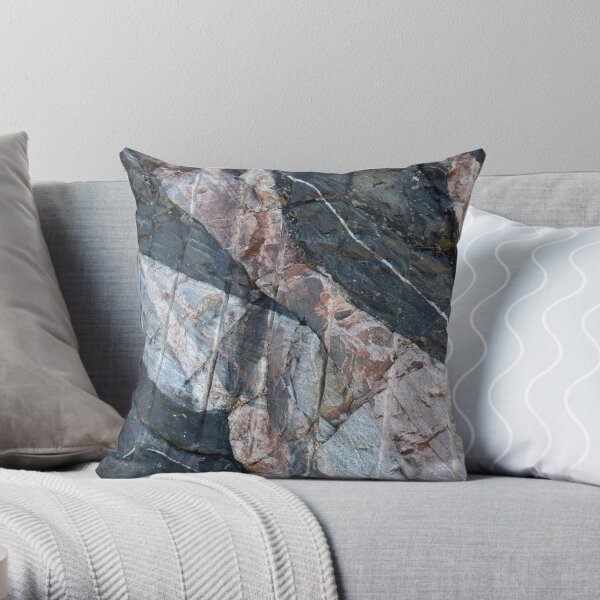 Geology makes art Throw Pillow