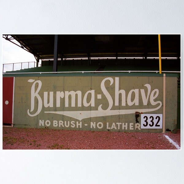 Item preview, Baseball Field & Burma Shave Sign designed and sold by Frank Romeo.