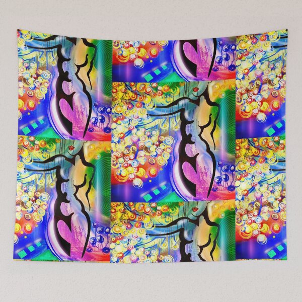 Item preview, Flowering woman, Romantic abstract ART hand-painted designed and sold by BIEZAART.