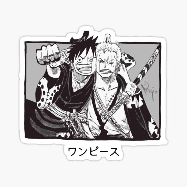 "Luffy And Zoro - One Piece " Sticker For Sale By Deryt4lvoz | Redbubble