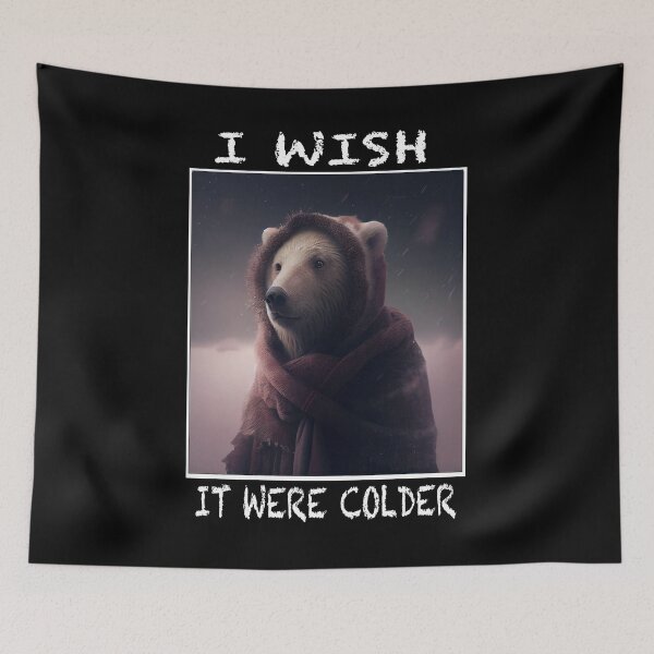 Item preview, The Scarf-Wearing Polar Bear designed and sold by Justin Haas.