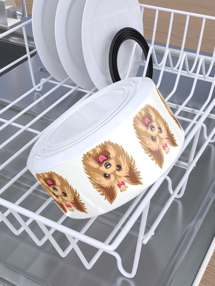 Alternate view of Yorkie Pet Bowl