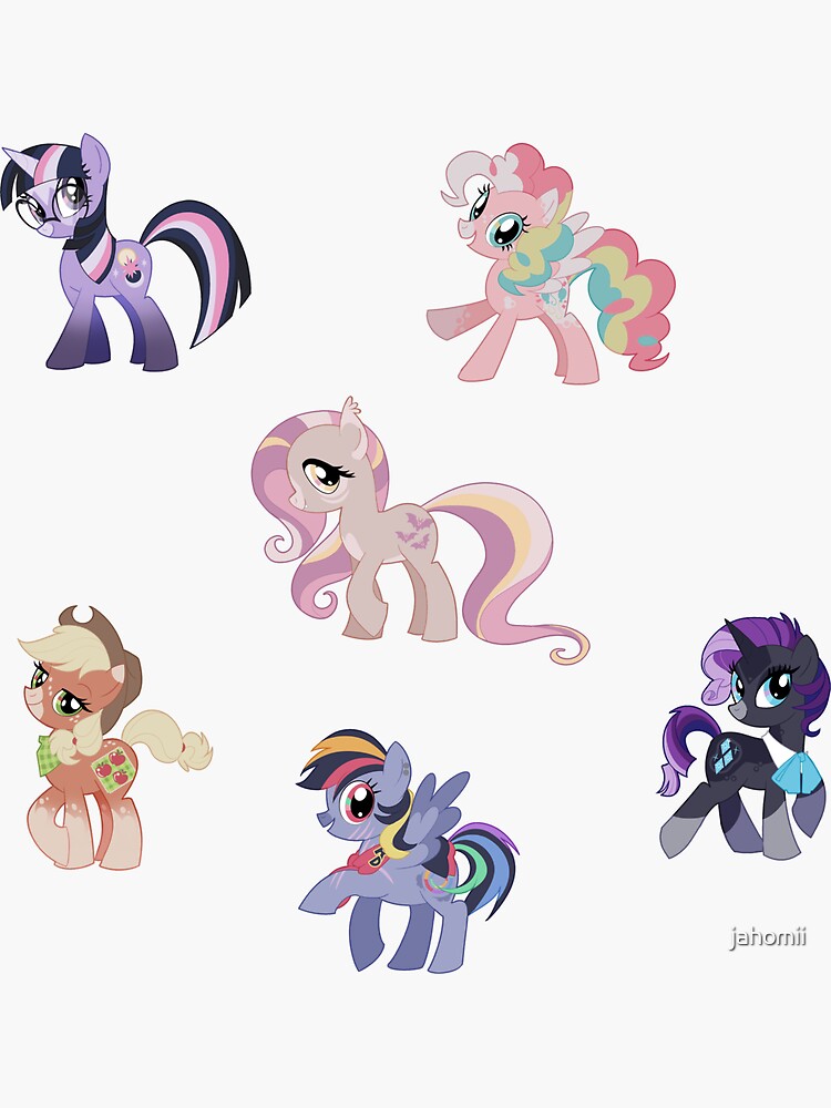 My Little Pony Friendship Is Magic MLP G4 Fluttershy / Main Cast Tin Lunch  Box
