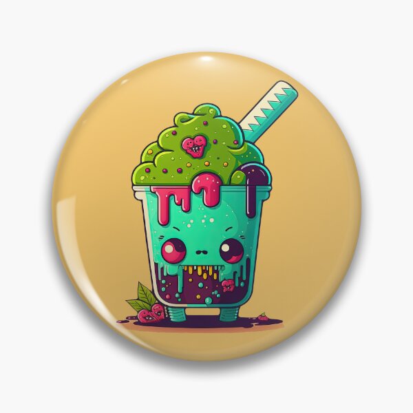 Item preview, Brain Freeze of the Undead, a Delicious Zombie Milkshake designed and sold by ultra-cute.