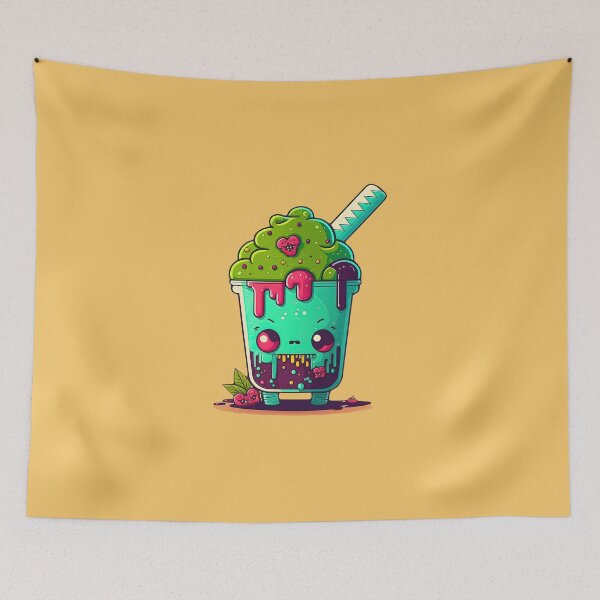 Item preview, Brain Freeze of the Undead, a Delicious Zombie Milkshake designed and sold by ultra-cute.