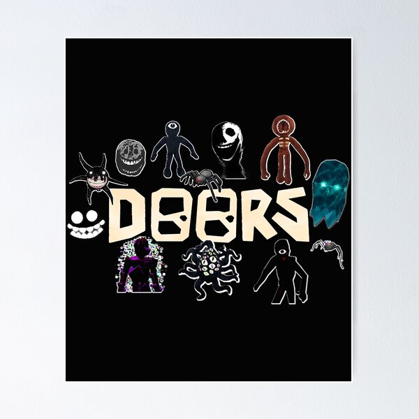 Christmas gift. Roblox, Doors, Videogame, Monsters  Poster for Sale by  AUSTINENING