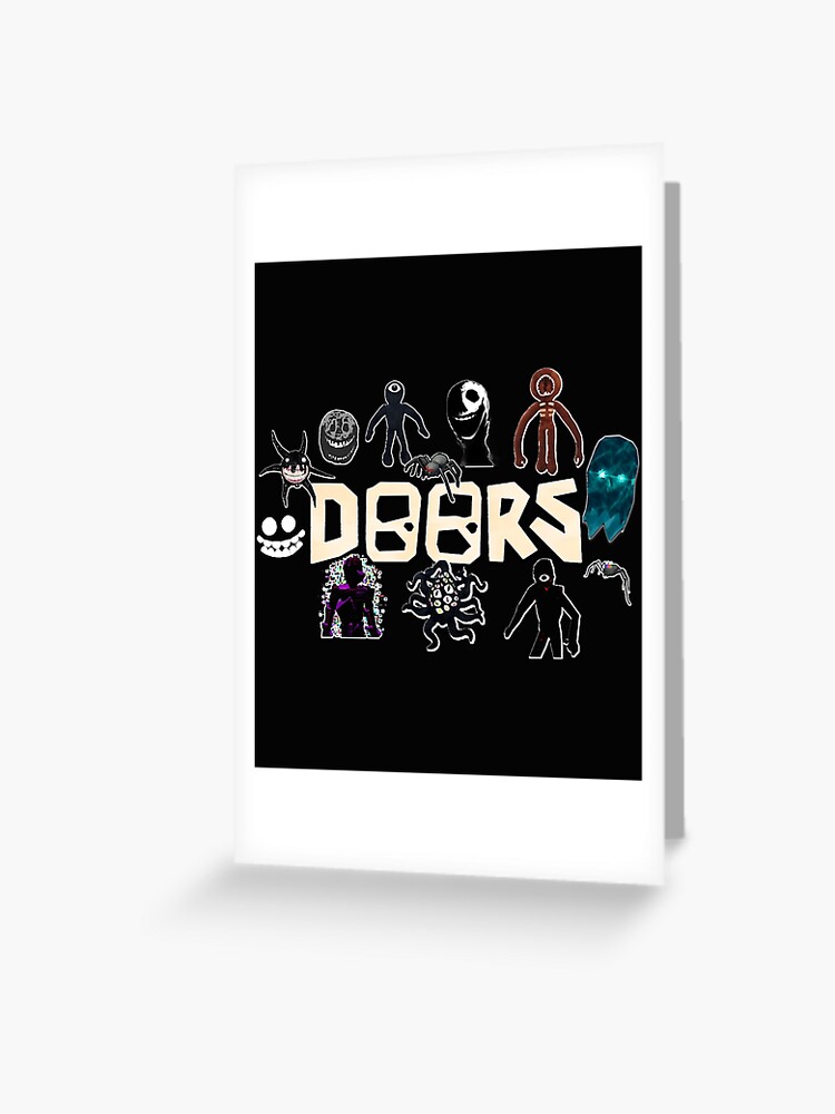 Christmas gift. Roblox, Doors, Videogame, Monsters  Sticker for