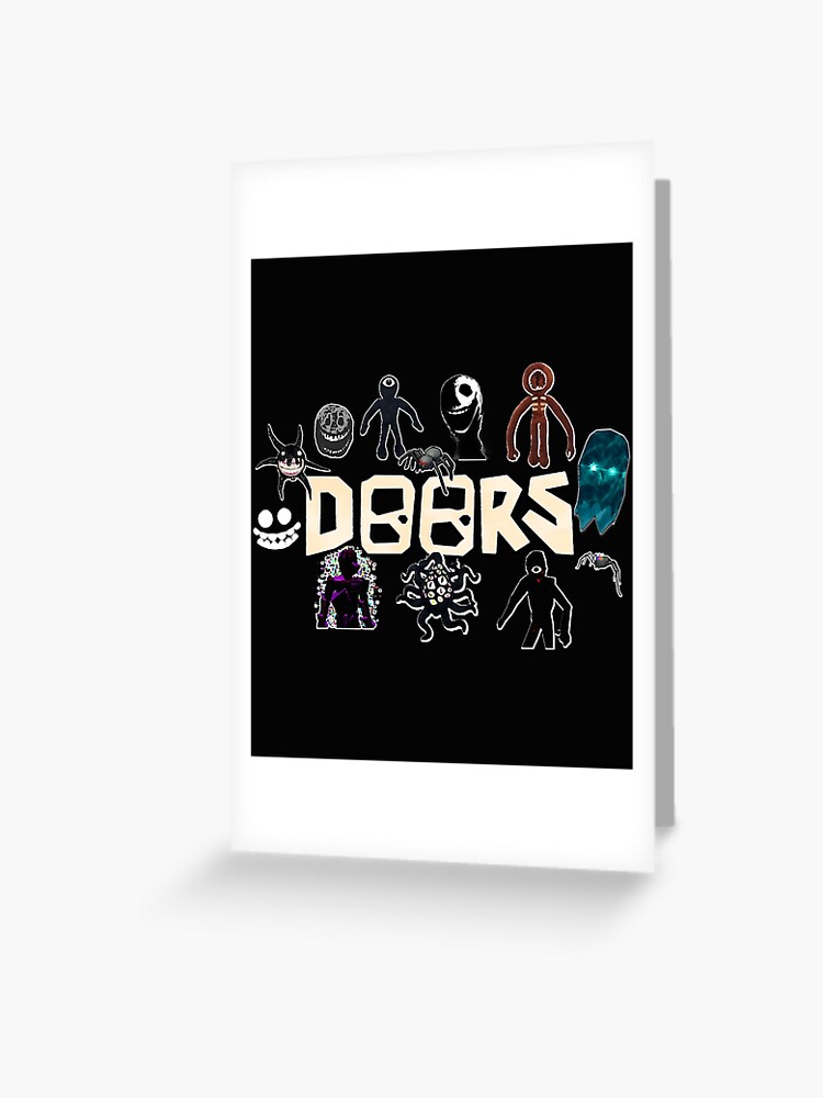 DOORS ️ Figure hide and Seek horror Greeting Card for Sale by  VitaovApparel