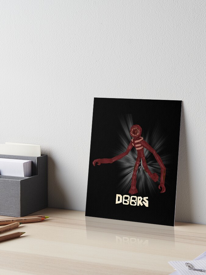 DOORS ️ Figure hide and Seek horror Art Board Print for Sale by  VitaovApparel