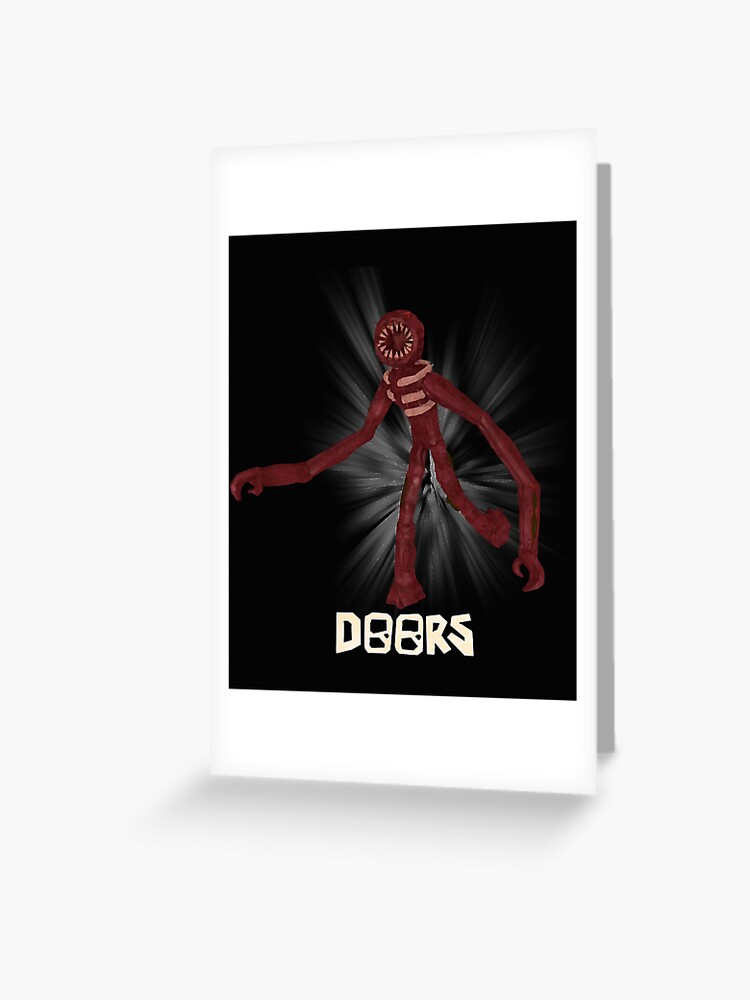 DOORS ️ Figure hide and Seek horror Greeting Card for Sale by  VitaovApparel