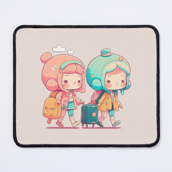 Item preview, Globetrotting Girls, a Suitcase-Pushing Adventure designed and sold by ultra-cute.