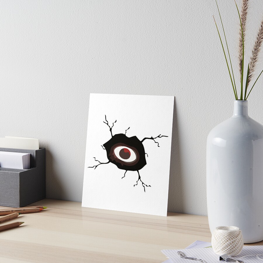 DOORS - Seek Eye hide and Seek horror eyes | Metal Print