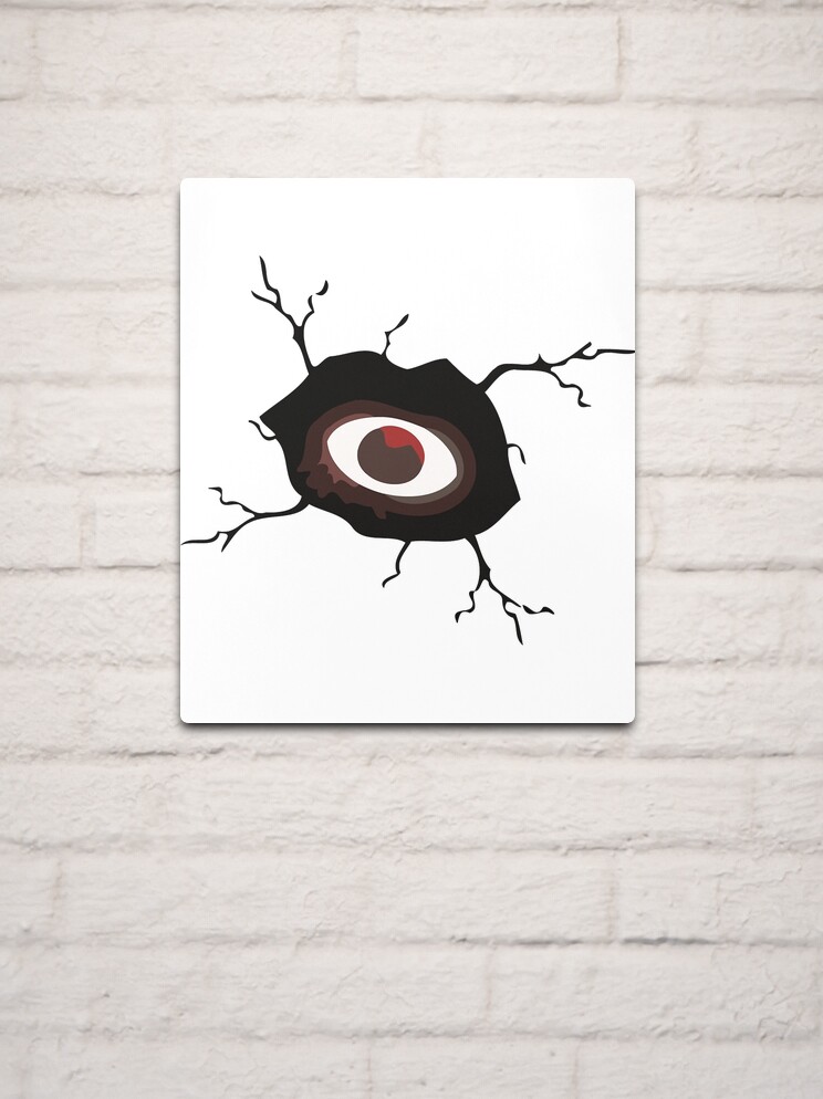 DOORS - Seek Eye hide and Seek horror eyes | Metal Print