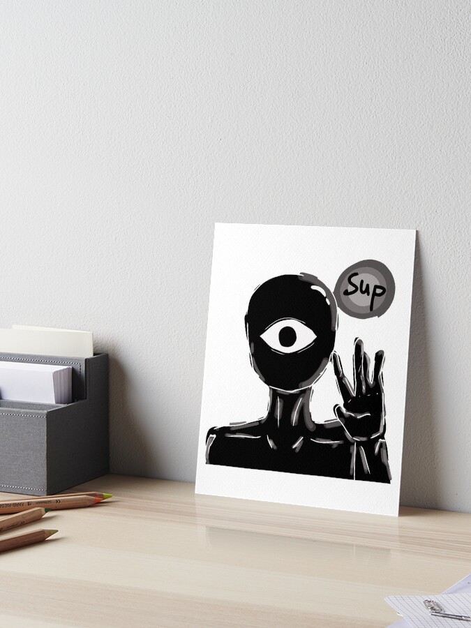 DOORS ️ Figure hide and Seek horror | Art Board Print