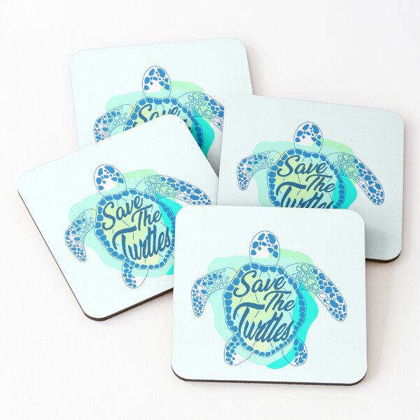 Item preview, Save the turtles in Blue marine designed and sold by Latenight-Art.